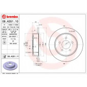 Тормозной диск BREMBO 08.A351.11