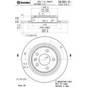 Тормозной диск BREMBO 08.B351.11