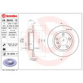 Тормозной диск BREMBO 08.B649.11