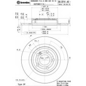 Тормозной диск BREMBO 08.B741.41