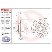 Тормозной диск BREMBO 09.5166.1X