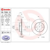 Тормозной диск BREMBO 09.7056.11