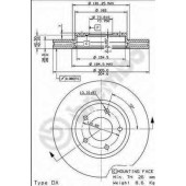 Тормозной диск BREMBO 09.7731.11