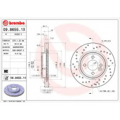 Тормозной диск BREMBO 09.8655.1X