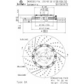 Тормозной диск BREMBO 09.9764.23