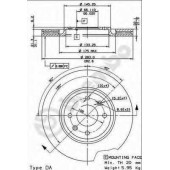 Тормозной диск BREMBO 09.5730.10