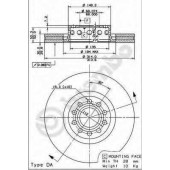 Тормозной диск BREMBO 09.7728.11