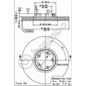 Тормозной диск BREMBO 09.8837.14