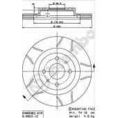 BREMBO 09890375 - диск тормозной передний 09.8903.75 (260х20) 4 отв