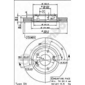 Тормозной диск BREMBO 09.9079.10