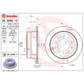 Тормозной диск BREMBO 09.9086.10