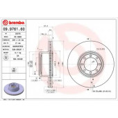 Тормозной диск BREMBO 09.9761.60