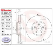 BREMBO 09992111 - диск тормозной передний 09.9921.11 (365х36) 5 отв