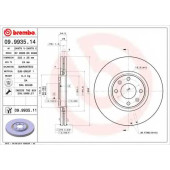Тормозной диск BREMBO 09.9935.11