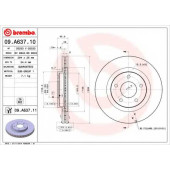 BREMBO 09A63710 - диск тормозной передний 09.A637.10