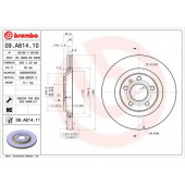 Тормозной диск BREMBO 09.A814.11