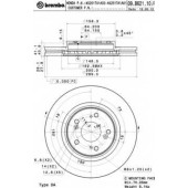 Тормозной диск BREMBO 09.B621.10