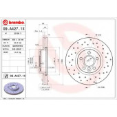BREMBO 09A4271X - диск тормозной передний 09.A427.1X