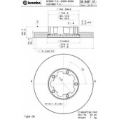 BREMBO 09B49710 - диск тормозной передний 09.B497.10