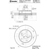 BREMBO 09B62610 - диск тормозной передний 09.B626.10