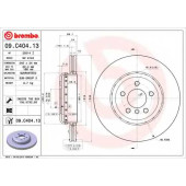 Тормозной диск BREMBO 09.C404.13