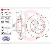 Тормозной диск BREMBO 09.C411.13