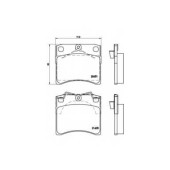 Колодки тормозные дисковые для VW TRANSPORTER(70XA, 70XB, 70XC, 70XD, 7DB, 7DK, 7DW) <b>BREMBO P 85 027 / 20651</b>