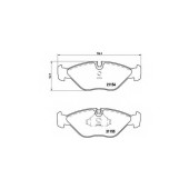Колодки тормозные дисковые для SAAB 9000 <b>BREMBO P 71 005 / 21154</b>