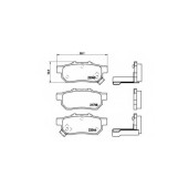 Колодки тормозные дисковые для ACURA INTEGRA / HONDA CITY(GM), CIVIC(EG,EH,EJ,EK,EM1), CRX(EG,EH), JAZZ(GD,GE,GK) / MAZDA 626(GV) <b>BREMBO P 28 025 / 21738</b>