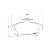 Колодки тормозные дисковые для MITSUBISHI COLT CZC(RG), COLT(Z2#A,Z3#A) <b>BREMBO P 54 036 / 21983</b>