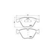 BREMBO P06054 - колодки тормозные, передние