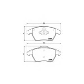 Колодки тормозные дисковые для AUDI A1(8X1,8XA,8XF,8XK) / VW BEETLE(5C1,5C7), GOLF(521,5M1), JETTA(162,163), POLO(6C,6R) <b>BREMBO P 85 105 / 23587</b>