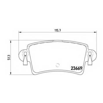 Колодки тормозные дисковые для NISSAN INTERSTAR(X70) / OPEL MOVANO(E9,F9,H9,J9,U9) / RENAULT MASTER(ED/HD/UD,FD,JD) <b>BREMBO P 59 040 / 23669</b>