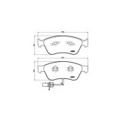Колодки тормозные дисковые для AUDI A6(4F2,4F5,C6), A8(4E#) <b>BREMBO P 85 087 / 23885</b>