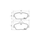 Колодки тормозные дисковые для BMW 2(F45) <b>BREMBO P 06 067 / 23915</b>