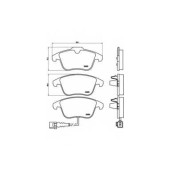BREMBO P85112 - колодки тормозные, передние