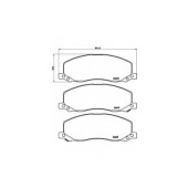 Колодки тормозные дисковые для OPEL INSIGNIA / SAAB 9-5(YS3G) <b>BREMBO P 59 058 / 24418</b>