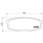 Колодки тормозные дисковые для LEXUS LX(URJ201) / TOYOTA LAND CRUISER 200(UZJ2#, VDJ2#), SEQUOIA(UCK35#, UCK45#, UCK6#, UPK6#, USK6#), TUNDRA(#K5#) <b>BREMBO P 83 098 / 24653</b>