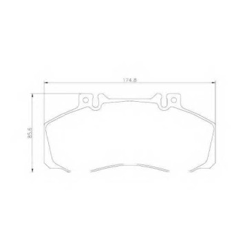 Колодки тормозные дисковые для MERCEDES SPRINTER(905), T2/LN1, VARIO <b>BREMBO P 50 065 / 29835</b>
