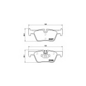 BREMBO P06071 - колодки тормозные, задние