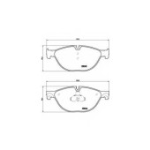 BREMBO P06076 - колодки тормозные, передние
