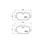 Колодки тормозные дисковые <b>BREMBO P 06 080</b>