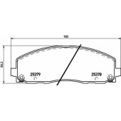 Колодки тормозные дисковые для CHRYSLER GRAND VOYAGER(RT) / FIAT FREEMONT(JC#,JF#) / LANCIA VOYAGER(RT) / VW ROUTAN <b>BREMBO P 11 035</b>