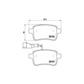 Колодки тормозные дисковые <b>BREMBO P 23 133</b>