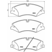 Колодки тормозные дисковые для LAND ROVER DISCOVERY(LA), RANGE ROVER(LG,LS,LW) <b>BREMBO P 44 022</b>