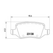 Колодки тормозные дисковые для MERCEDES A(W169), B(W245) <b>BREMBO P 50 090</b>
