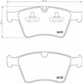 Колодки тормозные дисковые для MERCEDES GL(X164), M(W164) <b>BREMBO P 50 115</b>