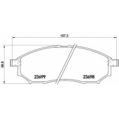 Колодки тормозные дисковые для INFINITI EX, G, M(Y51), M35, M37, Q60, Q70(Y51), QX50 <b>BREMBO P 56 094</b>