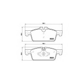 Колодки тормозные дисковые для PEUGEOT 508 <b>BREMBO P 61 112</b>