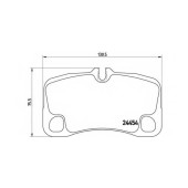 Колодки тормозные дисковые для PORSCHE 911(997) <b>BREMBO P 65 022</b>